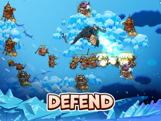 Crazy Defense Heroes game screenshot