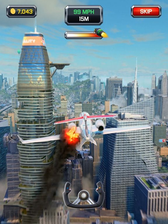Crazy Plane Landing game screenshot