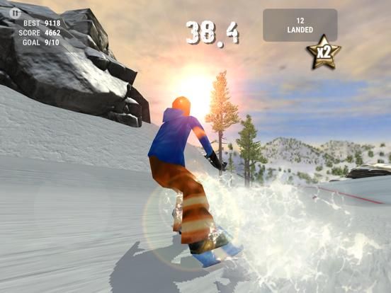 Crazy Snowboard App Screenshot