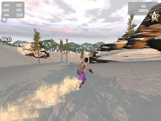 Crazy Snowboard HD Pro game screenshot
