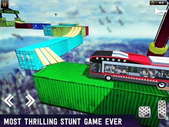 Crazy Stunts Bus Driving Sim game screenshot