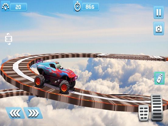 Crazy Stunts Monster Truck Sim game screenshot