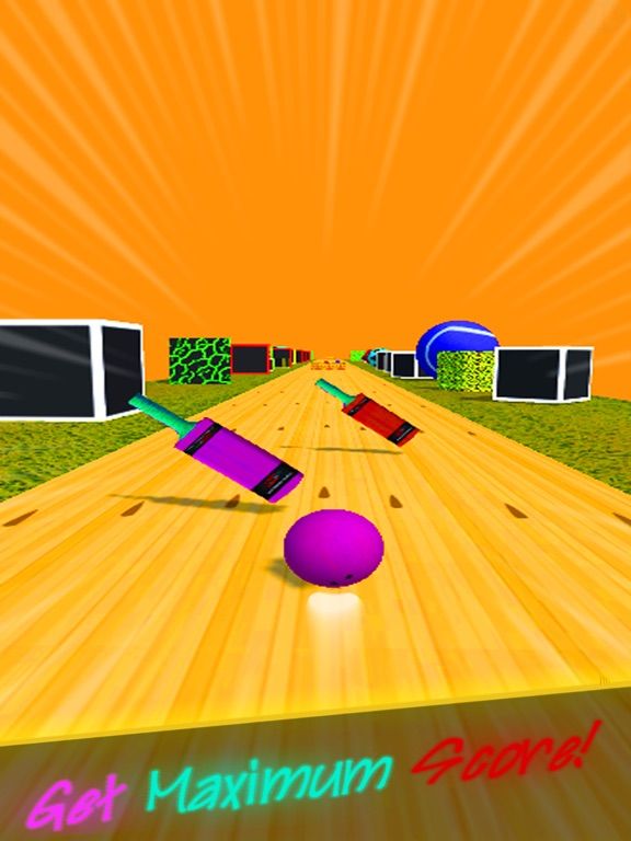 Cricket Ball Rainbow Color App Screenshot