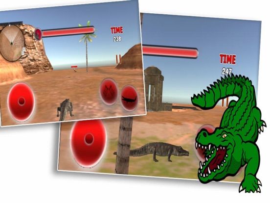 Crocodile Wild Life 3D game screenshot