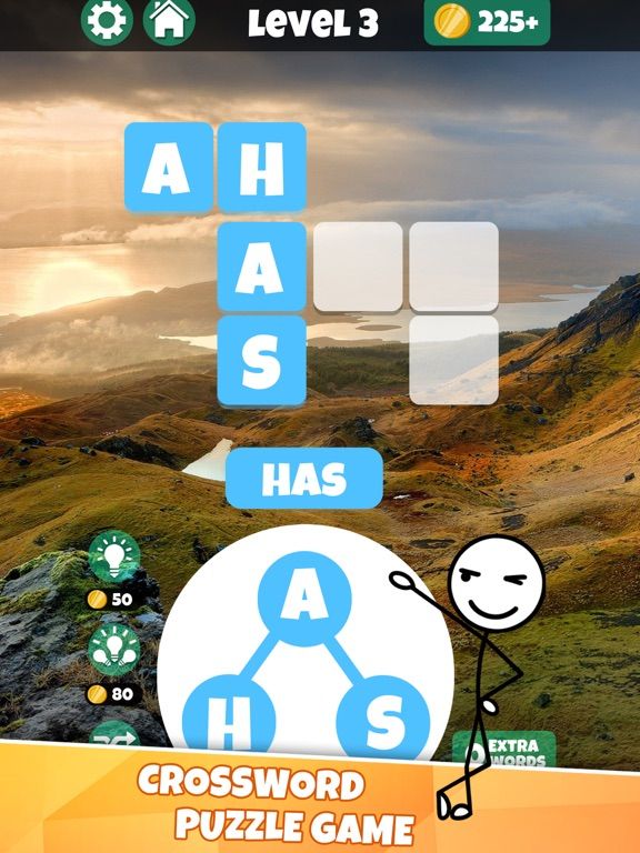 Cross Word-Brain Puzzle App Screenshot