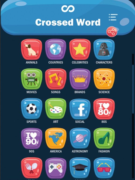 Crossed Word App Screenshot
