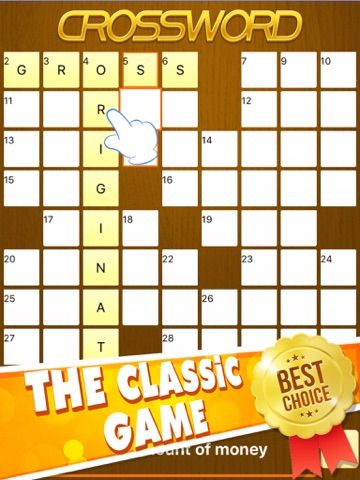 Crossword Puzzle Club game screenshot