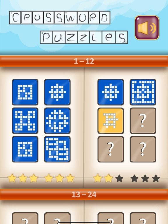 Crossword Puzzles plus game screenshot