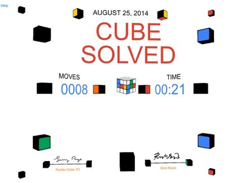 Cube 3D Random Play game screenshot