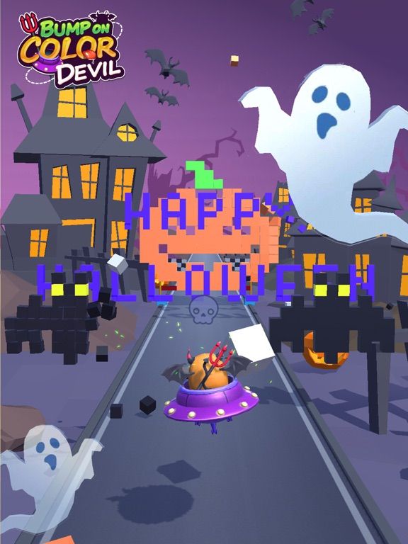 Cube Game: Bump On Color DEVIL game screenshot