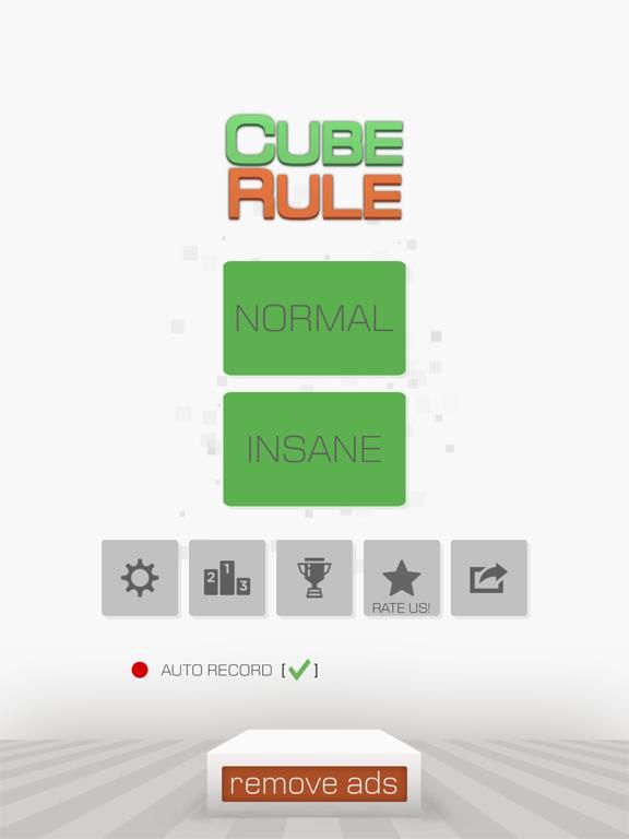 Cube Rule game screenshot
