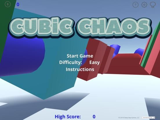 Cubic Chaos App Screenshot