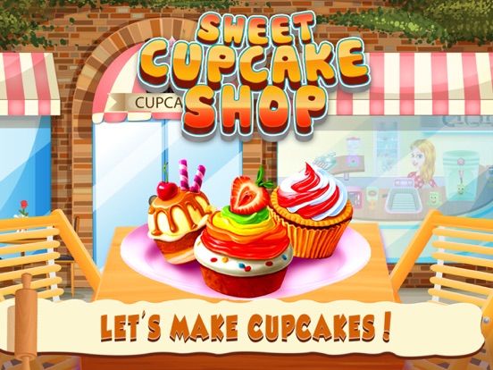 Cupcake Shop Kids cooking Game game screenshot
