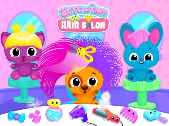Cute & Tiny Hair Salon game screenshot