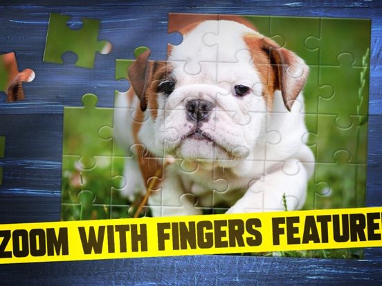 Cute Dogs Puppy Jigsaw Puzzle App Screenshot