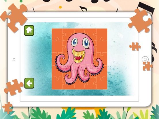 Cute Monster Jigsaw Puzzle game screenshot
