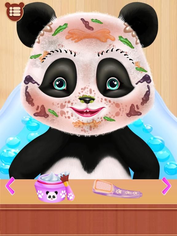 Cute Panda Care Fashion Resort App Screenshot