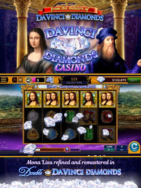Da Vinci Diamonds Casino game screenshot