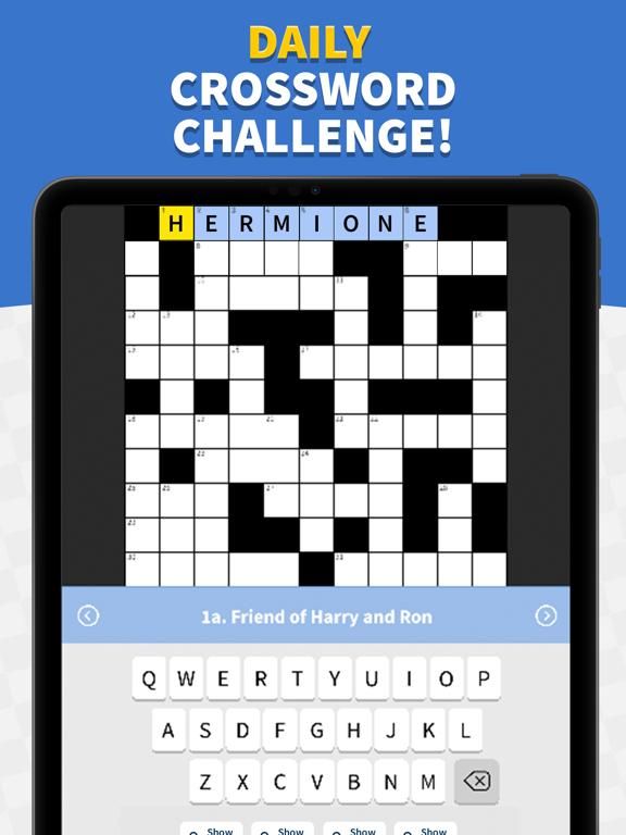 Daily Crossword Challenge game screenshot