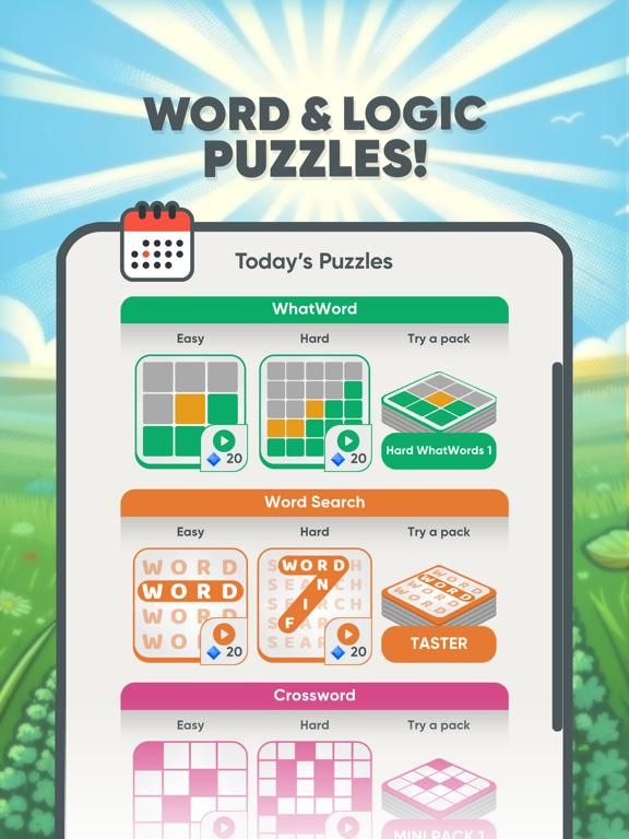 Daily Puzzle Page Time game screenshot
