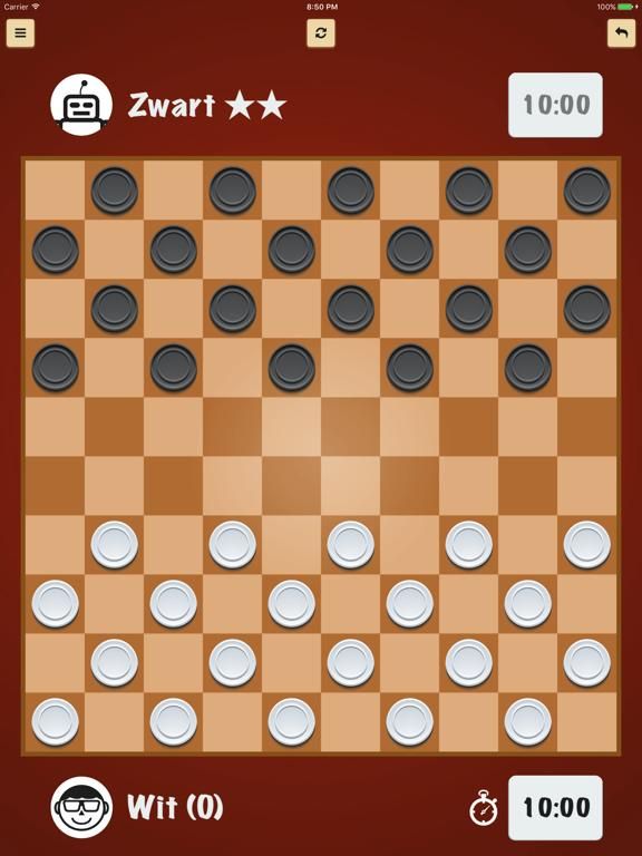 Dammen (bordspel) game screenshot