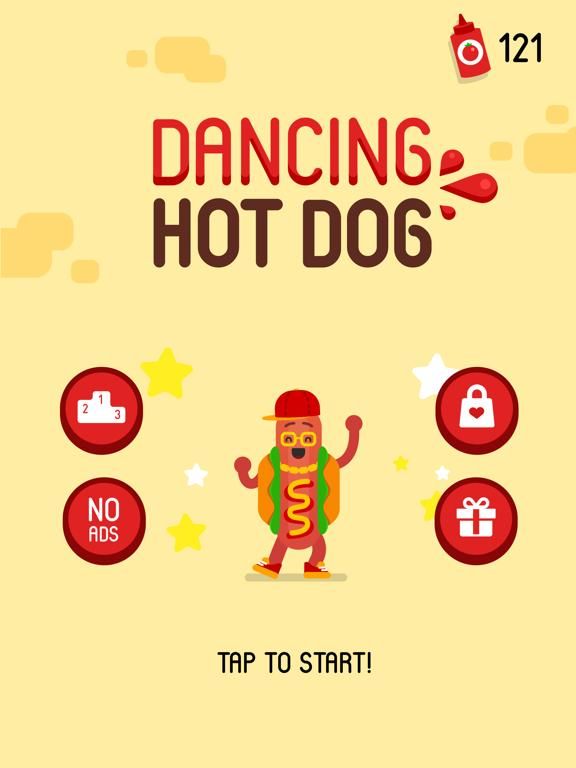 Dancing Hotdog game screenshot