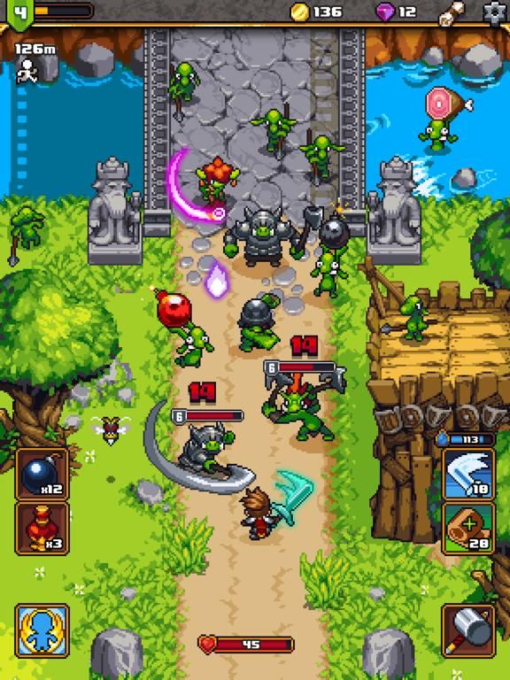 Dash Quest Heroes game screenshot