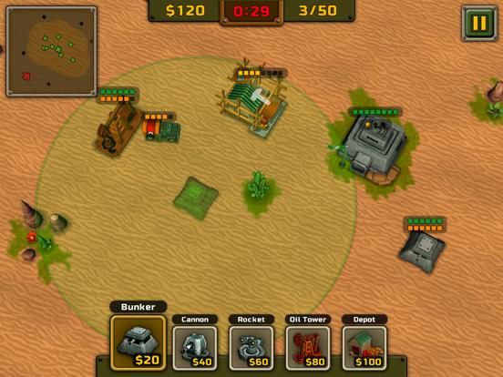 DefCom TD game screenshot