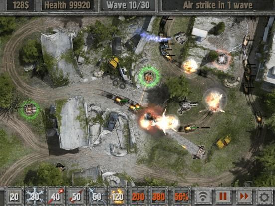 Defense zone 2 HD Lite game screenshot