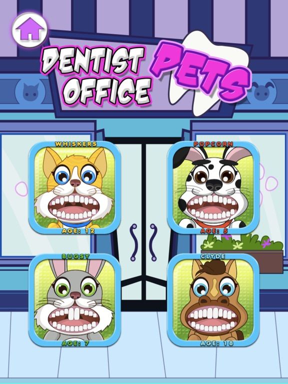 Dentist Office Pets game screenshot