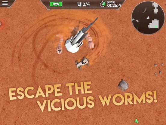 Desert Worms game screenshot