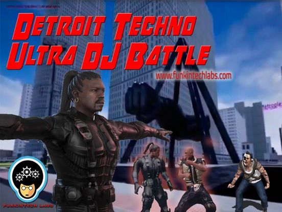 Detroit Techno Ultra DJ Game App Screenshot