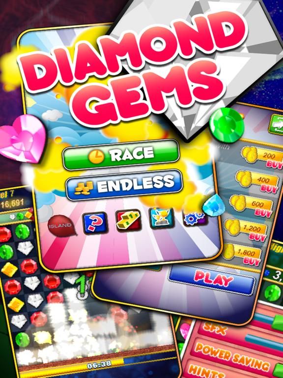 Diamond Gems game screenshot