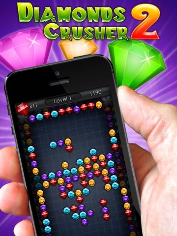Diamonds Crusher 2 game screenshot