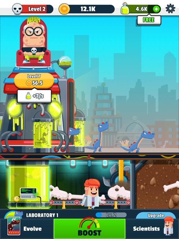 Dino Chaos Idle App Screenshot