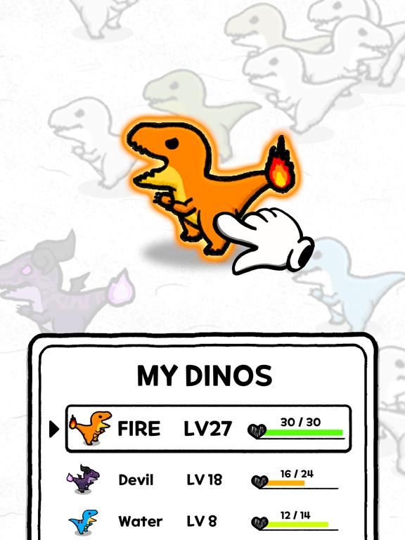 Dino mutant : T-Rex game screenshot