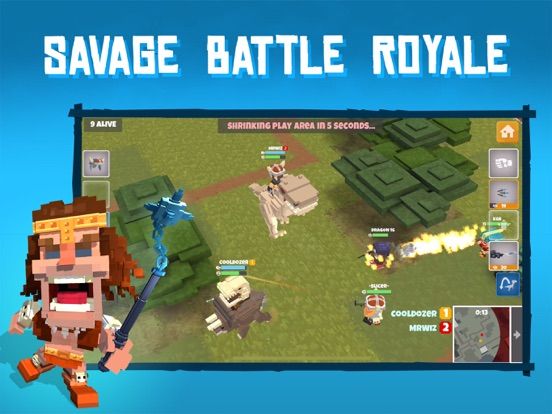 Dinos Royale game screenshot