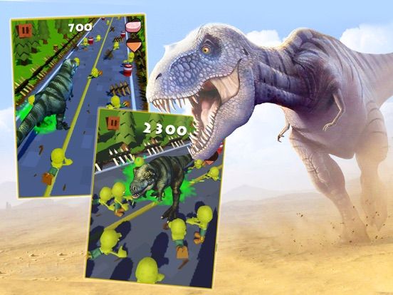 Dinosaur VS Zombie game screenshot