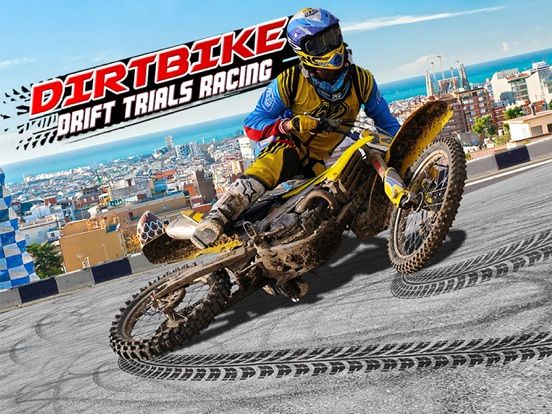 Dirt Bike Drift Trails Racing game screenshot