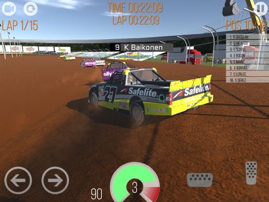 Dirt Racing game screenshot