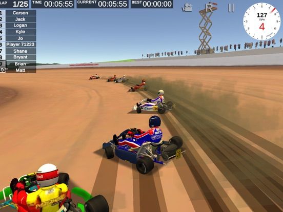 Dirt Track Kart Racing Tour App Screenshot