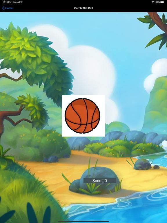 Disappearing ball App Screenshot
