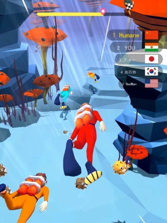 Diver.io game screenshot
