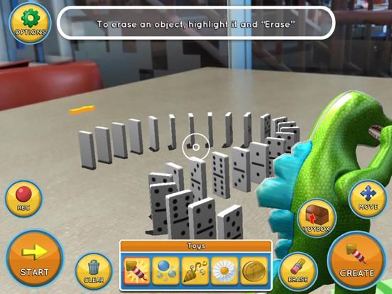 Domino World AR game screenshot