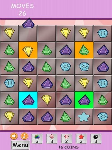 Doodle Diamonds game screenshot