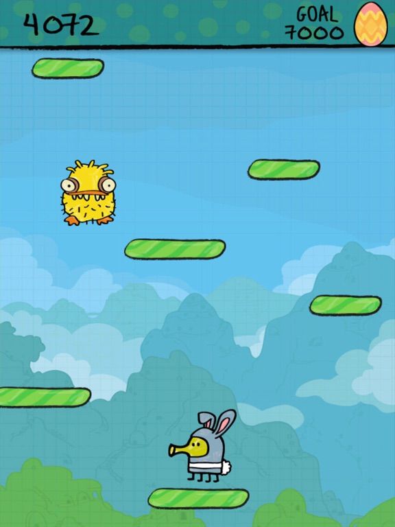 Doodle Jump Easter Special game screenshot
