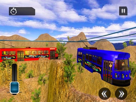 Down Hill Tramway Flying Car game screenshot