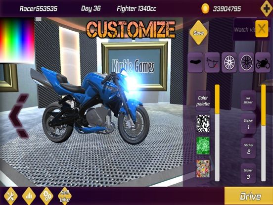 Drag Bikes 2 App Screenshot