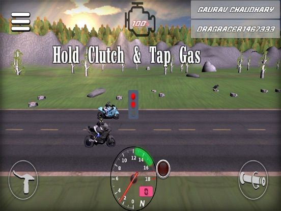Drag Bikes game screenshot