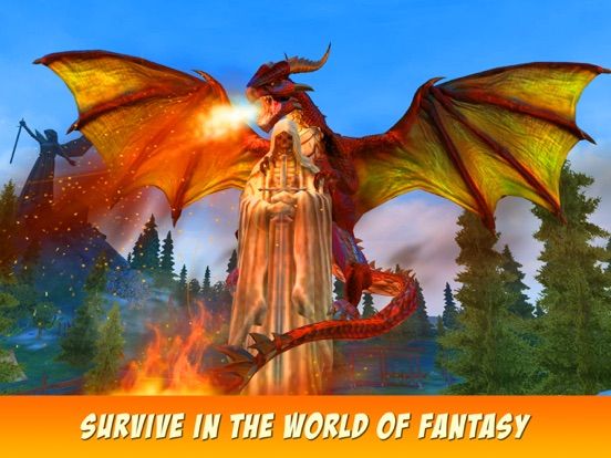 Dragon Fantasy World Survival 3D game screenshot